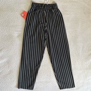 Vintage Edwards B&W Pinstripe Straight Leg Pants